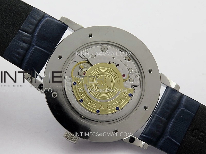 Saxonia Thin 211.026 SS SVF Best Edition Blue Star Dust Dial On Blue Leather Strap A2892